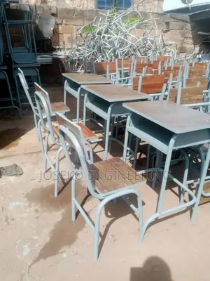 School Chair - Metal and Wood