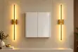 80cm No-Drill Wall Light in Gold - 2
