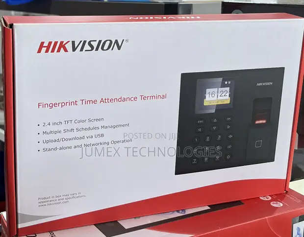 Hikvision DS-K1A850F-B Fingerprint Time Attendance Terminal - 1