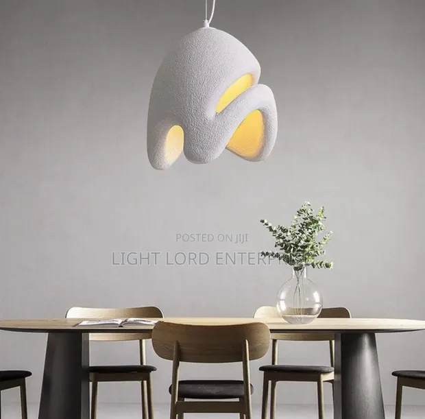 Wabi-Sabi Style Resin Pendant Light - 1