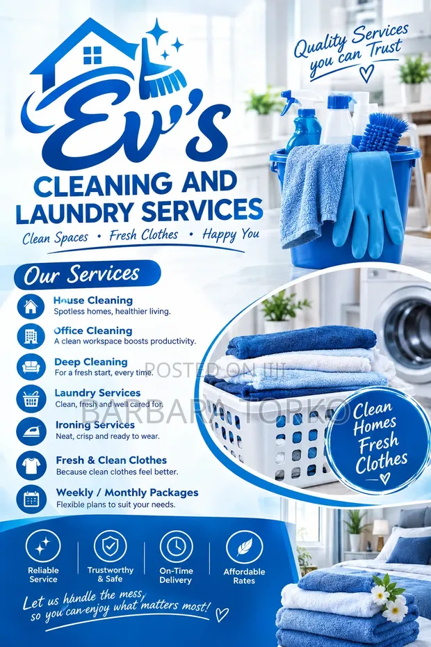 Door-to-Door Cleaning and Laundry Services - 1