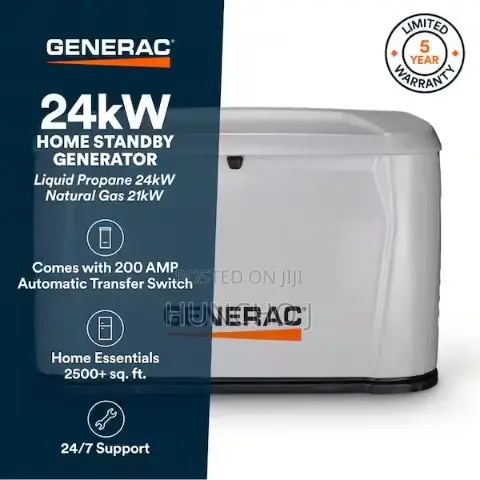 24kW Generac Home Standby Generator with ATS - 1