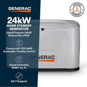 24kW Generac Home Standby Generator with ATS