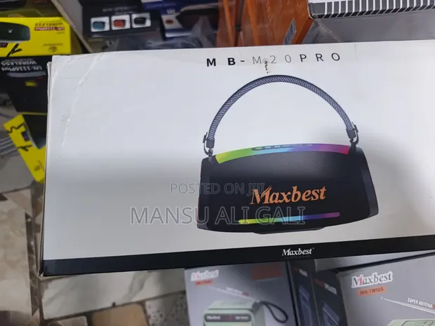 Maxbest MB-M20 Pro Bluetooth Speaker with RGB Lighting - 1