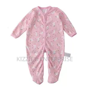 Baby Cotton Foot-Wrapped Jumpsuit