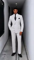 Mario Casas Executive Breasted Suits - 1