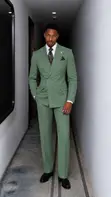 Mario Casas Executive Breasted Suits - 2