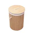Bamboo Woven Laundry Basket - 1