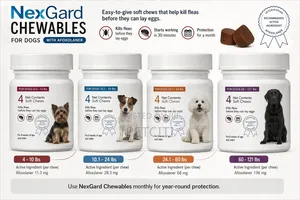 Afoxolaner Tick & Flea Chews (NexGard Generic)