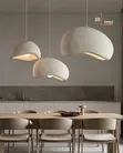 MLZx Japanese Style White Fabric Pendant Light 300mm - 2