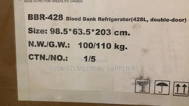 Blood Bank Refrigerator 428L Double Door - 1
