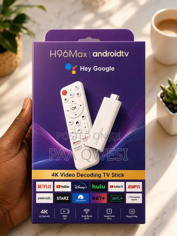 H96 Max Android TV Box 4K Smart Media Player - 1
