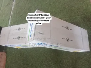Sigma 1.5HP Split Air Conditioner - Brand New