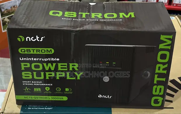 1000VA UPS 600W NCTS Qstrom Smart Backup Power Supply - 1
