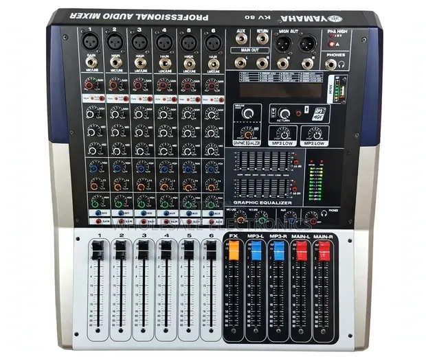 Yamaha KV-80 8-Channel Powered Mixer with Amplifier - 1