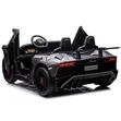 12V Ride-on Electric Lamborghini Toy Car - Black - 2