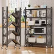 5-Tier Quality Original Black Metal Kitchen Rack - 1