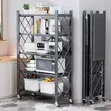 5-Tier Quality Original Black Metal Kitchen Rack - 2