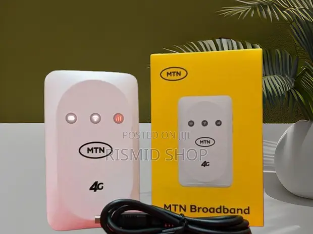 MTN 4G TurboNet Mobile WiFi Hotspot - White - 1