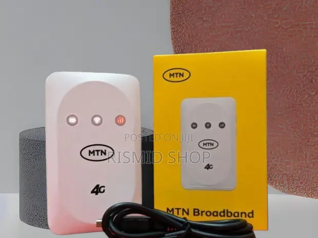 MTN 4G TurboNet Pocket WiFi Device - White - 1