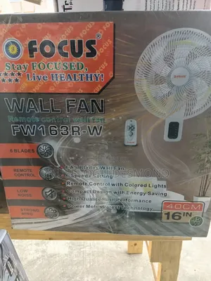Focus Wall Fan with Remote Control