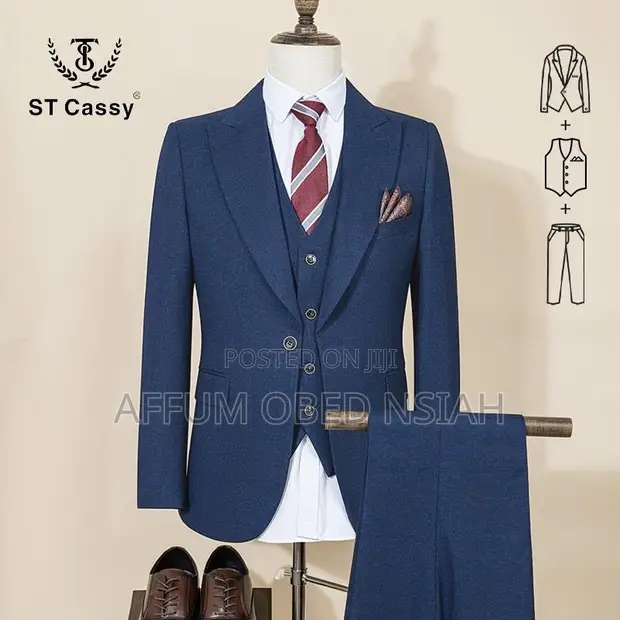 Men's Classic Blue Suits - Brand New - 1