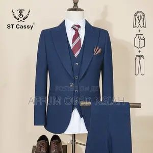 Men's Classic Blue Suits - Brand New