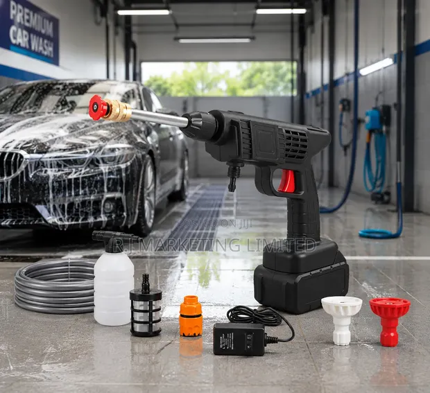 Cordless High-Pressure Car Wash Gun Machine Rechargeable - 1