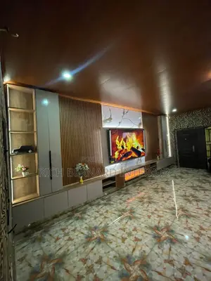Modern Luxury TV Console with Fireplace