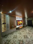 Modern Luxury TV Console with Fireplace - 1