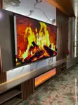 Modern Luxury TV Console with Fireplace - 4