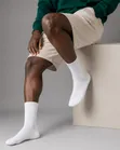 Mid-Calf Socks - White (6 Pairs) - 2