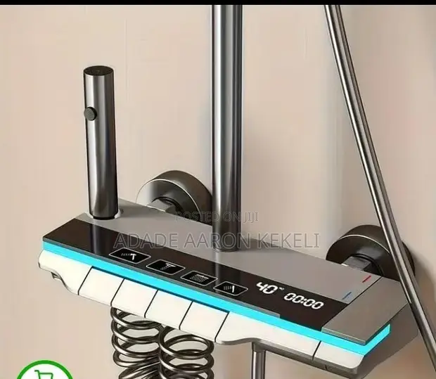 Heavy Digital Thermostatic 4-in-1 Piano Key Shower Set - 1