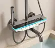 Heavy Digital Thermostatic 4-in-1 Piano Key Shower Set - 3