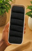 Mid-Calf Socks - Black (6-Pack) - 2
