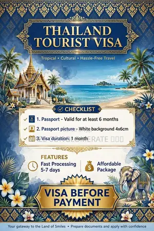 Thailand Tourist Visa - 1 Month