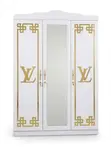 3-in-1 Freestanding Wood Wardrobe - 3