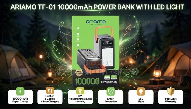 Ariamo 100,000mAh Power Bank (Model TF-01) - 1