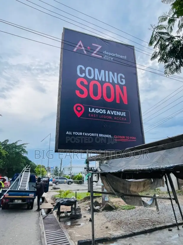 Billboard and Outdoor Advertising Space for Rent in Accra - 1