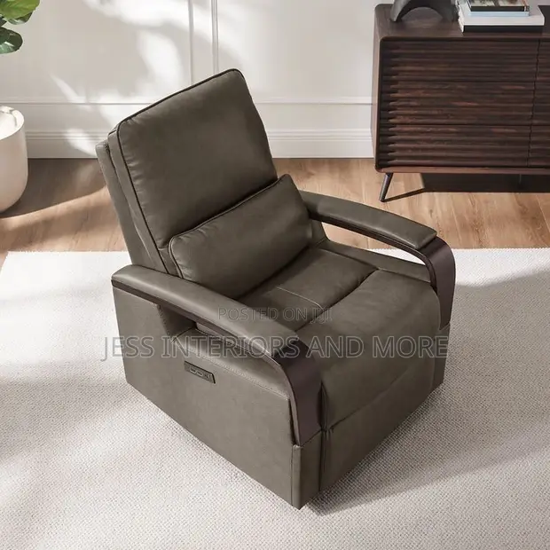 Gilman Creek Shayne Leather Power Recliner - 1