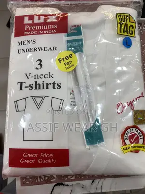 Lux V-Neck Vest - White