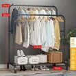 Floor Standing Double Clothes Rack Hanger - 2