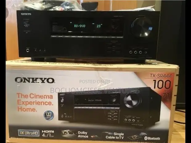 Onkyo TX-SR444 7.1 Channel AV Receiver - 1