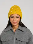 Fashionable Black Knit Beanie - 4