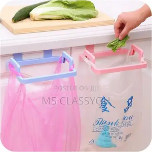 Kitchen Cabinet Door Hanging Trash Bag Holder