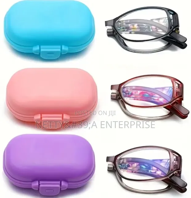 Ladies Foldable Reading Glasses - Classic Oval - 1