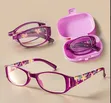 Ladies Foldable Reading Glasses - Classic Oval - 2