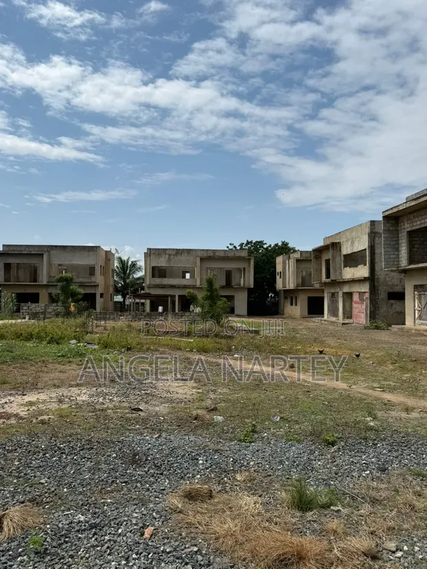 7 Uncompleted 4-Bedroom Houses for Sale, Baatsonaa Spintex, Accra - 1