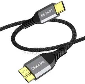 10Gbps USB-C to Micro-B External Hard Drive Cable (1.6FT)