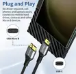 10Gbps USB-C to Micro-B External Hard Drive Cable (1.6FT) - 3